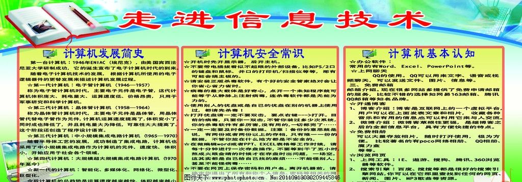 信息技術(shù)展板圖片 數(shù)字時(shí)代的窗口與橋梁
